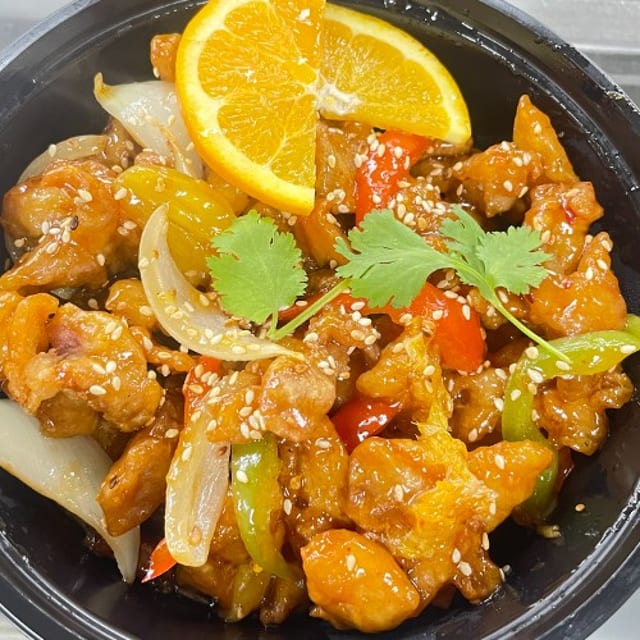 Orange Chicken.