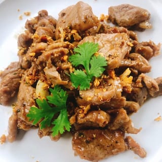 Garlic Black Pepper Stir Fried